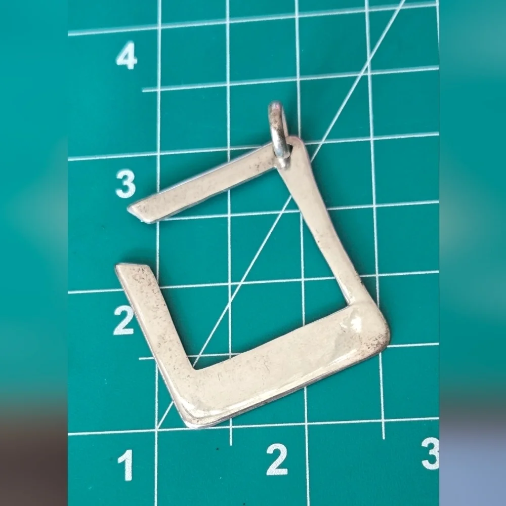 925 Silver Square Pendant